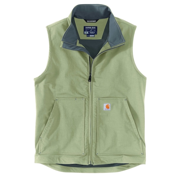 Carhartt Men's OV5535 M Super DuxRlxdFtLW Vest M REG Non-Insulated Relaxed Greige OV5535-M / 105535-E00MREG - main